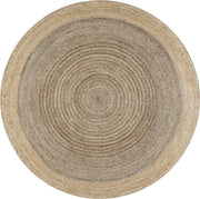 Jute Area Rug Handwoven Round Rugs for Farmhouse, Bedroom, Kitchen, Living Room