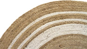 Jute Braided Area Rug Round Boho Area Rug for Living Room, Bedroom, Farmhouse 