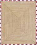 Jute Carpet 8X10 Feet Wavy Scalloped Rug Custom Size Rugs Scalloped Doormats
