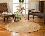 Jute Round Area Rug | Round Jute Rug | Jute Floor Mat | Round Rugs Online