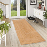 Natural Fiber Jute Rugs for Entryway Heavy Traffic Runner Rugs for Hallway 2'x20'