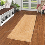 Natural Fiber Jute Rugs for Entryway Heavy Traffic Runner Rugs for Hallway 2'x20'