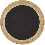 Natural Fiber Round Jute Area Rug Handmade Boho Charm Farmhouse Jute Rugs 