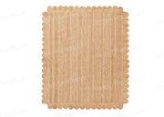 Natural Jute Scalloped Rug Jute Sisal Carpet Handwoven Rug Seagrass Runner