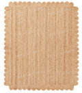 Scalloped Jute Runner Sisal Seagrass Rug Bedside Runner Rug for Entryway