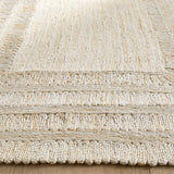 Off White Jute Area Rug 5'x7' Braided Jute Rug for Living Room Hemp Hallway Rug