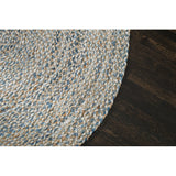 Organic Hand-Braided Living Room Round Area Rugs 5 x 5 ON SALE & FREE SHIPPING