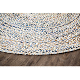 Organic Hand-Braided Living Room Round Area Rugs 5 x 5 ON SALE & FREE SHIPPING