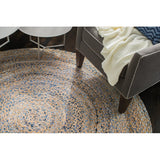 Organic Hand-Braided Living Room Round Area Rugs 5 x 5 ON SALE & FREE SHIPPING