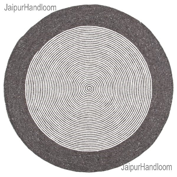 Psychedelic Jute Round Rug Handwoven Seagrass Round Rug Carpet