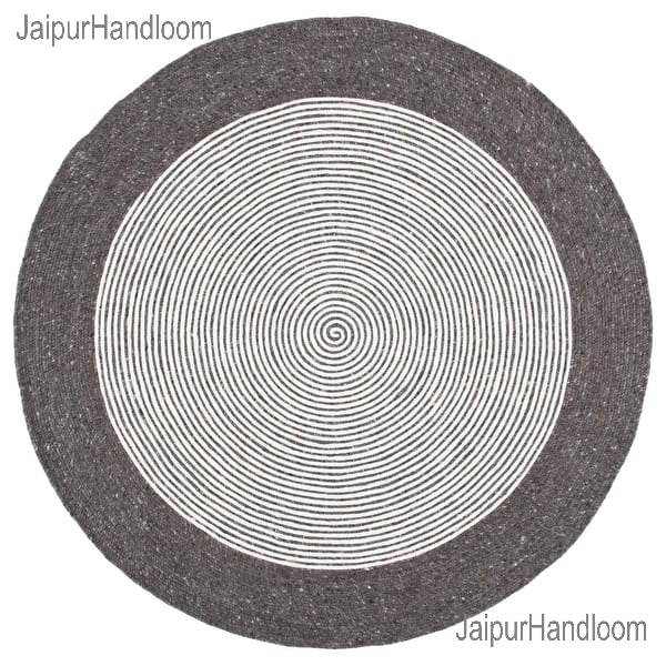 Psychedelic Jute Round Rug Handwoven Seagrass Round Rug Carpet