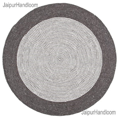 Psychedelic Jute Round Rug Handwoven Seagrass Round Rug Carpet