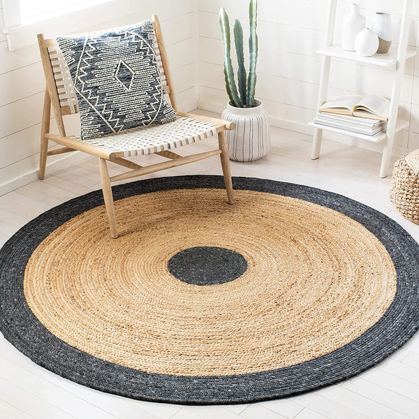 Round Jute Rug, Indian Jute Rug, Buy Indian Braided Jute carpet | Jaipur Handloom