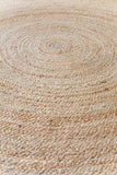 Round Scallop Rug Round Scalloped Circular Jute Rug Round Jute Area Rug