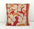 soft cotton fabric kantha pillows indian handmade cushion cover