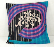 16X16 handmade sofa cushion covers vintage kantha throw pillow covers