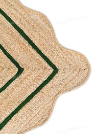 Scalloped Runner for Kitchen 2x10 Wavy Scalloped Edge Rug Runner 3X20