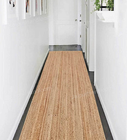 Seagrass Jute Runner for Hallway 2.5x24 Feet Hemp Stair Runner 3'x20'