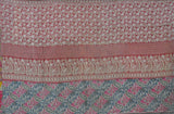 twin size cotton kantha blanket quilt