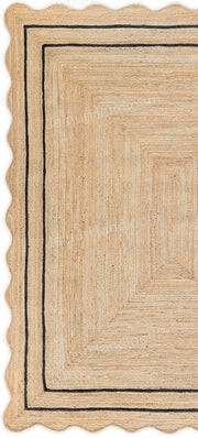 Wavy Scalloped Rug Wavy Edge Rug Jute Scalloped Runner Seagrass Area Rug