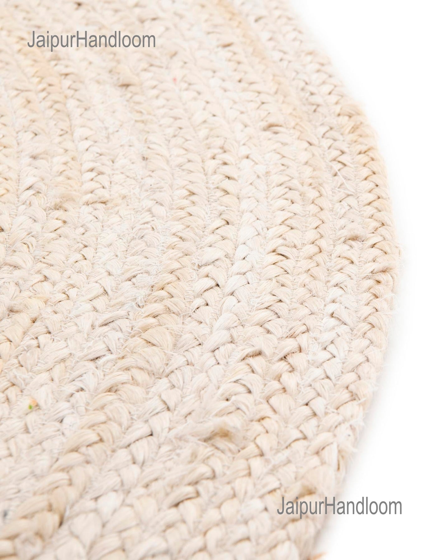 White Oval Rug Carpet 4'x6' Jute Oval Rug for Bedroom Oval Door Mats 2'x3'