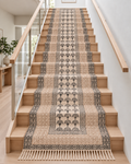 Bohemian Cotton Stair Runner, Custom Size Cotton Runner for Stairs/Hallway/Kitchen/Bathroom