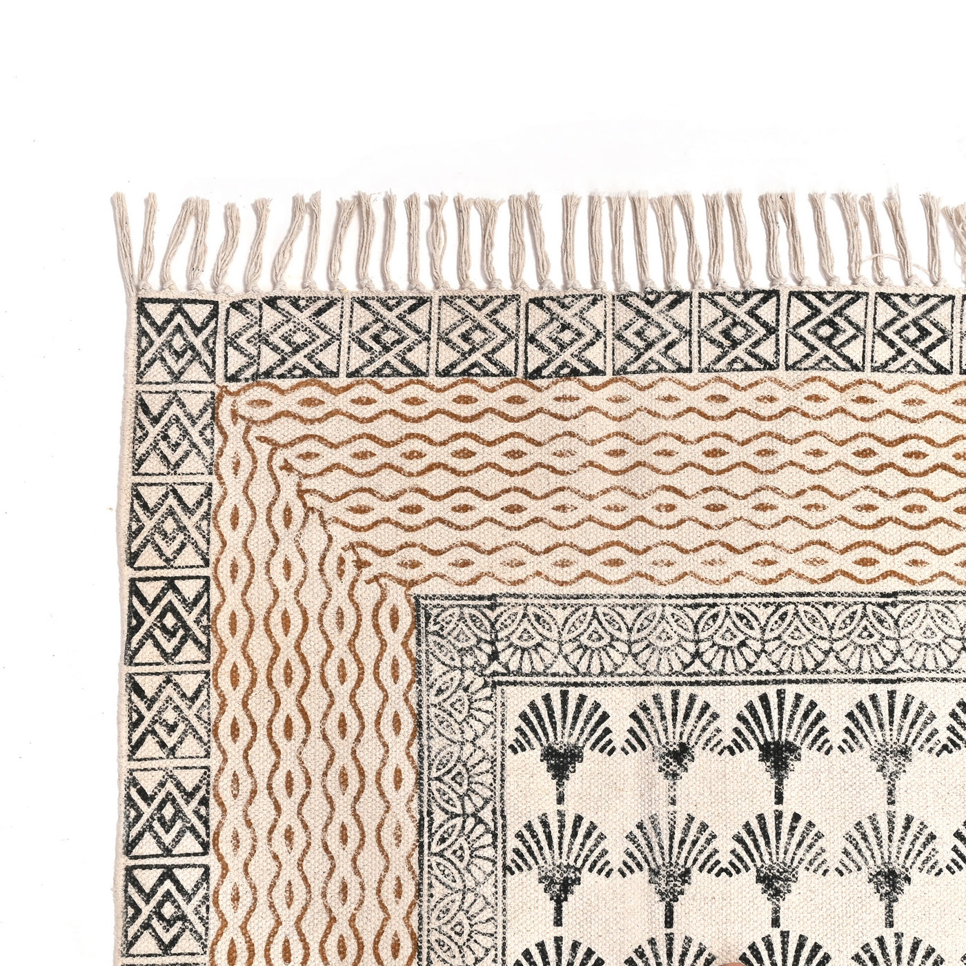 Washable Area Rug, Home Washable Rug, Cotton Runner Rug, Tree of life Pattern Rug