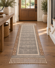 Custom Cotton Stair Runner, Anti Slip Stair Runner Rug, Washable Stair Treads Carpet