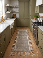 Custom Cotton Stair Runner, Anti Slip Stair Runner Rug, Washable Stair Treads Carpet