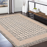 Washable Area Rug, Home Washable Rug, Cotton Runner Rug, Tree of life Pattern Rug