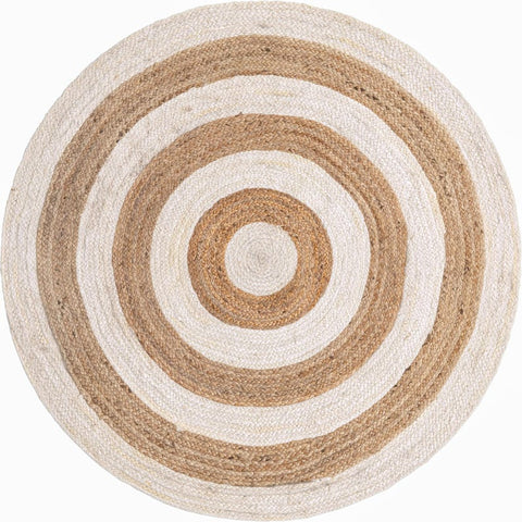 Psychedelic Area Rug, Extra Large Rug Round, Jute Round Rug for Living Area