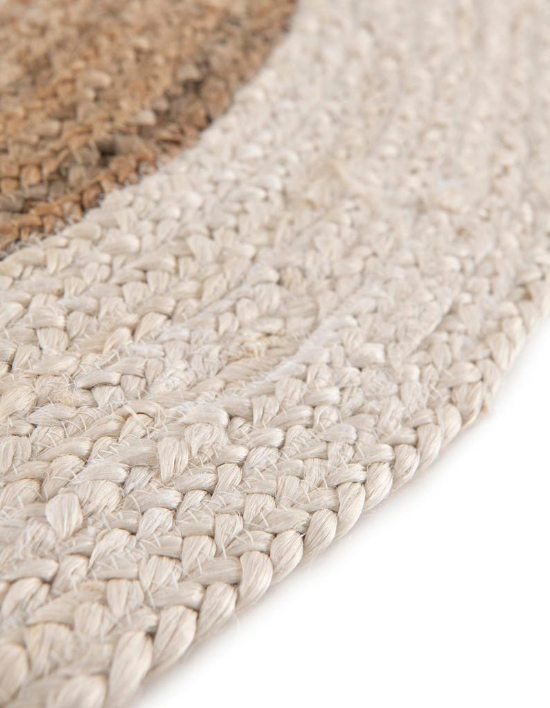 Psychedelic Area Rug, Extra Large Rug Round, Jute Round Rug for Living Area