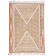 Washable Cotton Rug, Washable Area Rug, Hand Block Print Rug, Washable Hall Runner