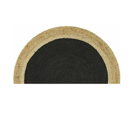 Braided Half Moon Doormat, Half Circle Jute Rug, Half Round Jute Rug