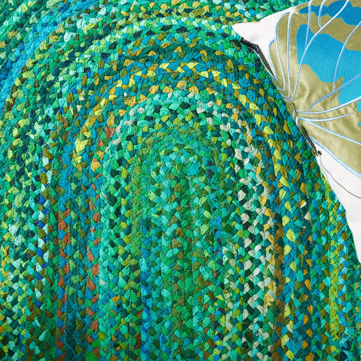 Braided Green Oval Rug Carpet 8'x10' Premium Handmade Oval Rugs 4'x6'