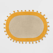 Handwoven Oval Jute Rug 8'x10' for Living Room Braided Oval Area Carpet Rug