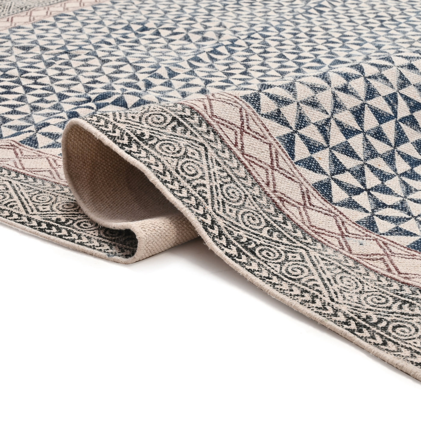 Bohemian Cotton Rugs, Washable Area Rug, Cotton Kitchen Runner, Cotton Hall Runner