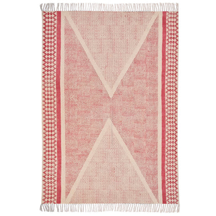 Braided Cotton Rug, Washable Cotton Rug, Washable Hallway Rug, Hand Block Print Rug