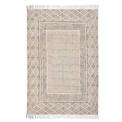 Modern Decor Rugs, Cotton Area Rug, Washable Indoor Rugs, Cotton Kitchen Rug