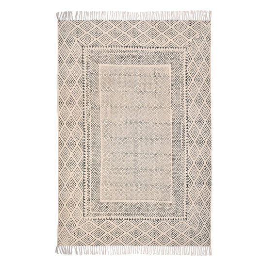 Modern Decor Rugs, Cotton Area Rug, Washable Indoor Rugs, Cotton Kitchen Rug