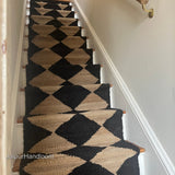 Custom Size Stair Runner Rugs Non Slip Stairs Carpet for Wooden Steps