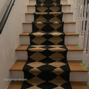 Custom Size Stair Runner Rugs Non Slip Stairs Carpet for Wooden Steps