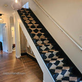 Custom Size Stair Runner Rugs Non Slip Stairs Carpet for Wooden Steps