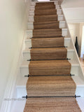 Natural Jute Stair Runner Rug Boho Stair Carpet Non Slip Runner for Stair Treads