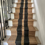 Sisal Carpet Runner Jute Stair Treads Non Slip Carpet for Wooden Steps