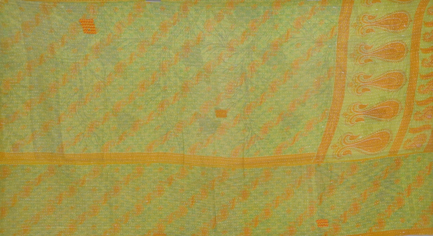 bohemian kantha bed cover