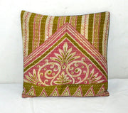 indian sari kantha pillows for couch bohemian patio cushions on sale