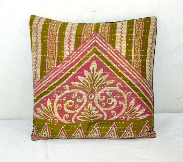 indian sari kantha pillows for couch bohemian patio cushions on sale