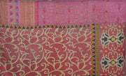 vintage kantha quilt sofa throw