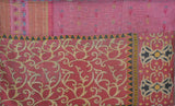 vintage kantha quilt sofa throw